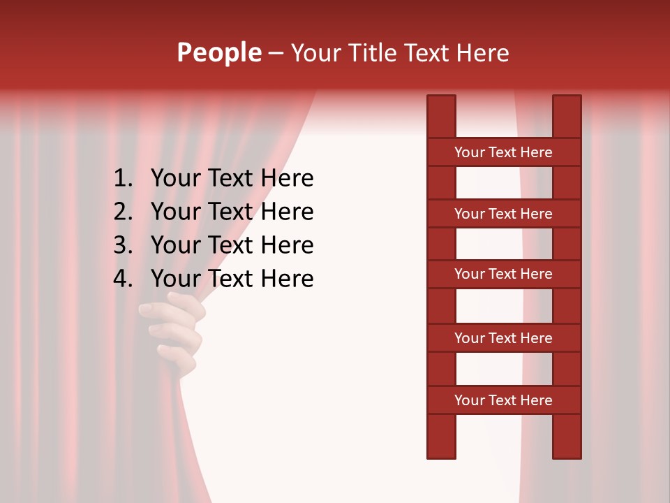 Actor Design Backdrop PowerPoint Template