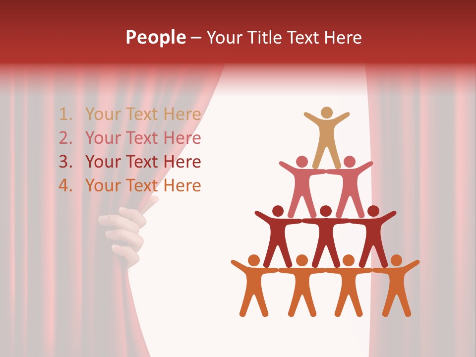 Actor Design Backdrop PowerPoint Template