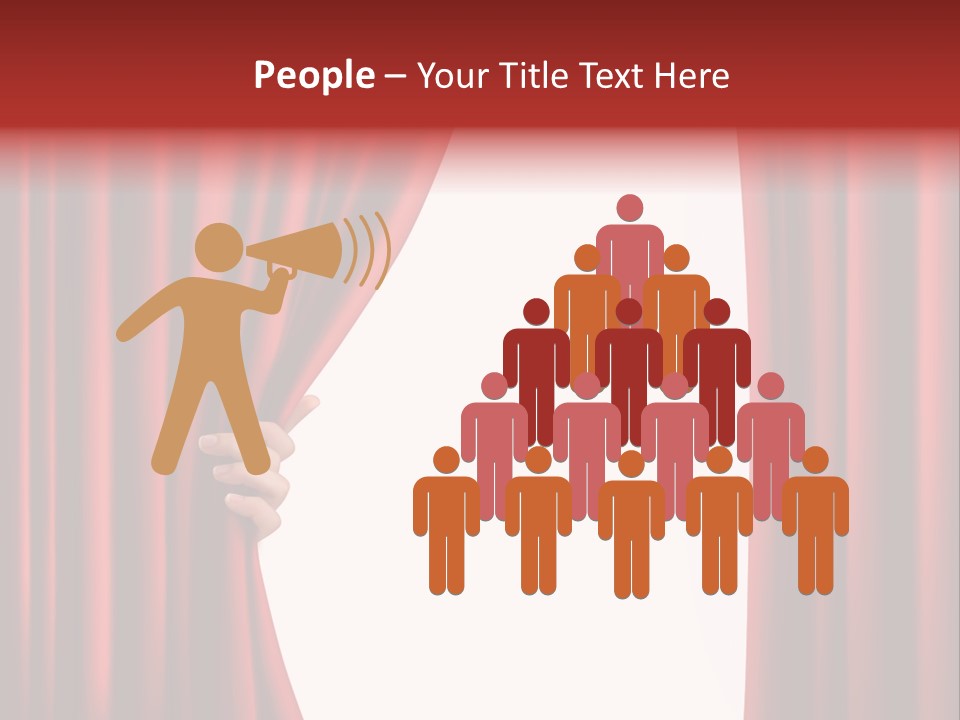 Actor Design Backdrop PowerPoint Template