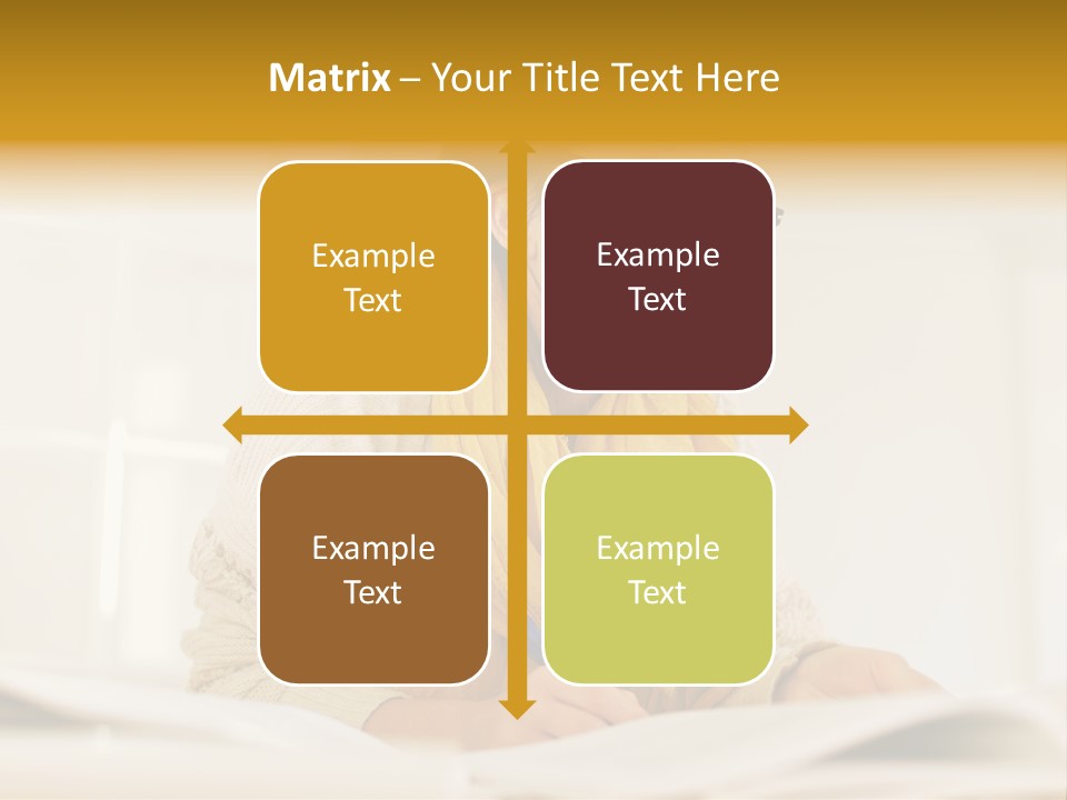 Reading Female Indoor PowerPoint Template