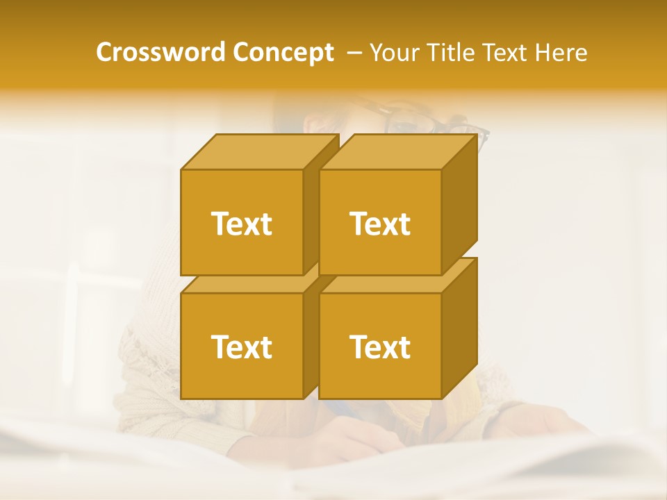 Reading Female Indoor PowerPoint Template