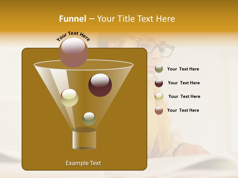 Reading Female Indoor PowerPoint Template