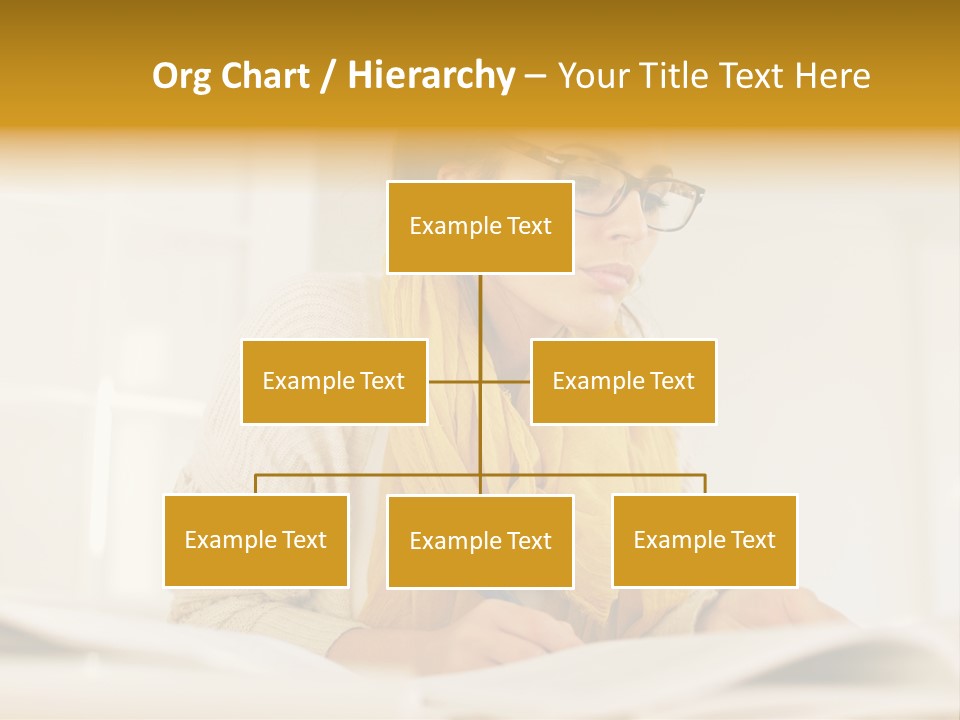 Reading Female Indoor PowerPoint Template