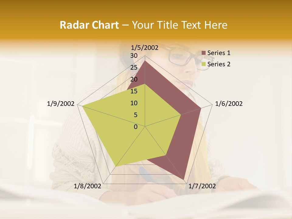 Reading Female Indoor PowerPoint Template