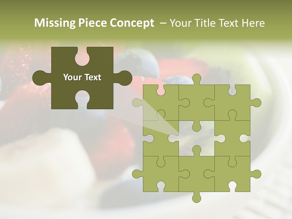 Colorful Slim Dessert PowerPoint Template