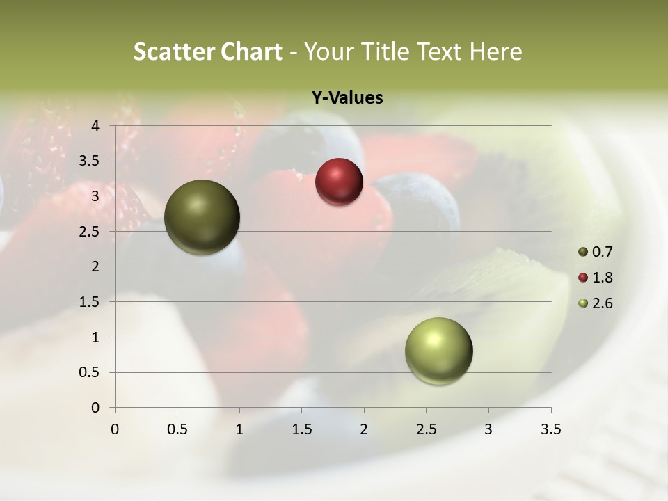 Colorful Slim Dessert PowerPoint Template