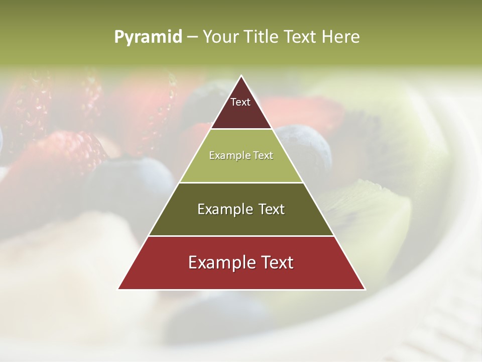 Colorful Slim Dessert PowerPoint Template