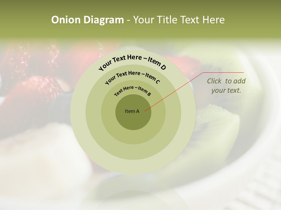 Colorful Slim Dessert PowerPoint Template