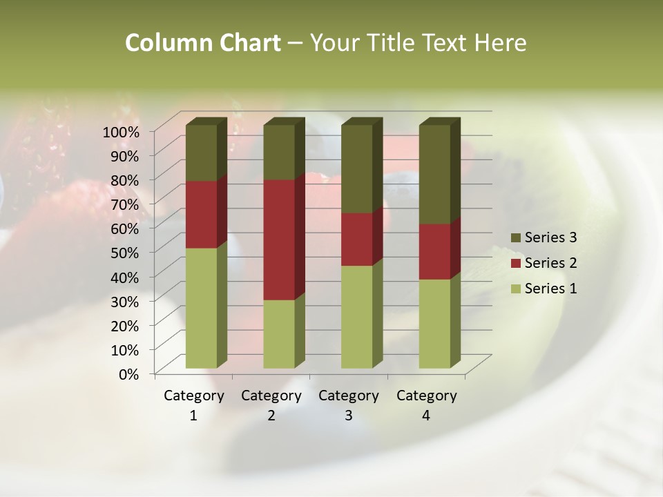 Colorful Slim Dessert PowerPoint Template
