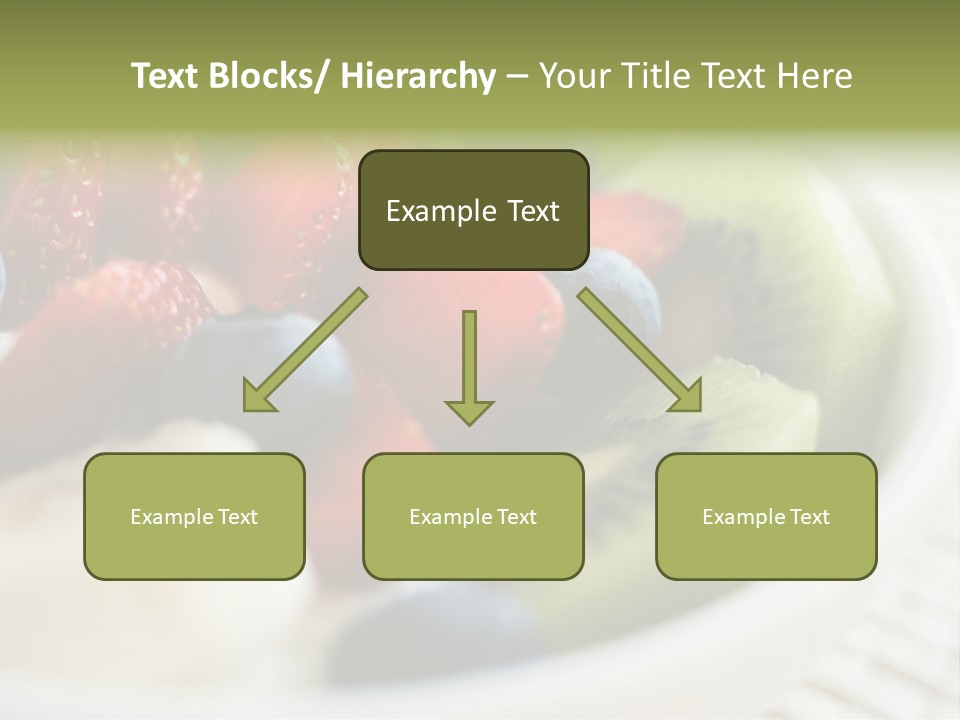 Colorful Slim Dessert PowerPoint Template