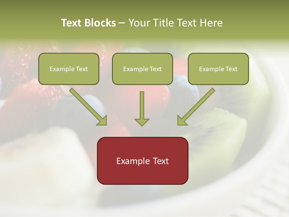 Colorful Slim Dessert PowerPoint Template