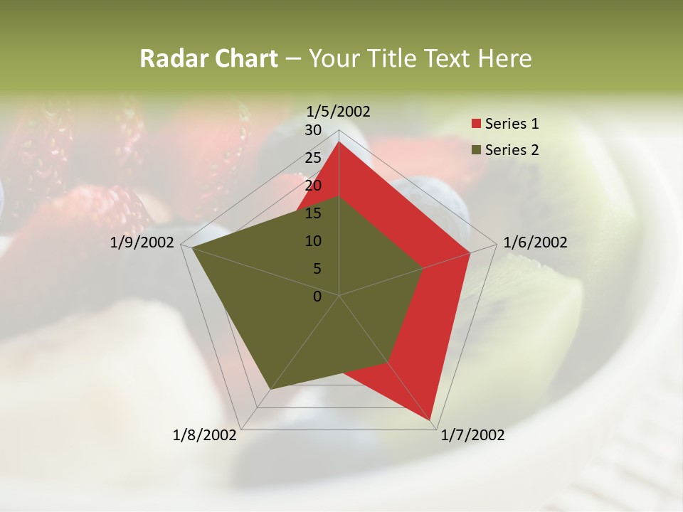 Colorful Slim Dessert PowerPoint Template