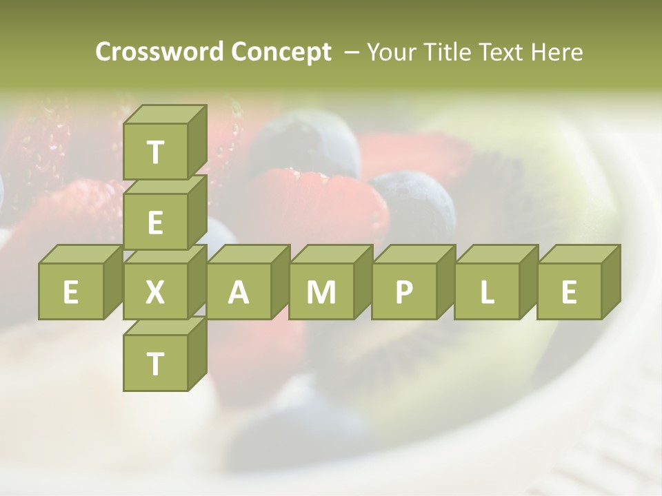 Colorful Slim Dessert PowerPoint Template