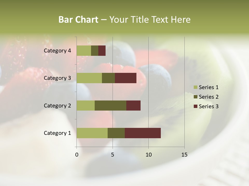 Colorful Slim Dessert PowerPoint Template