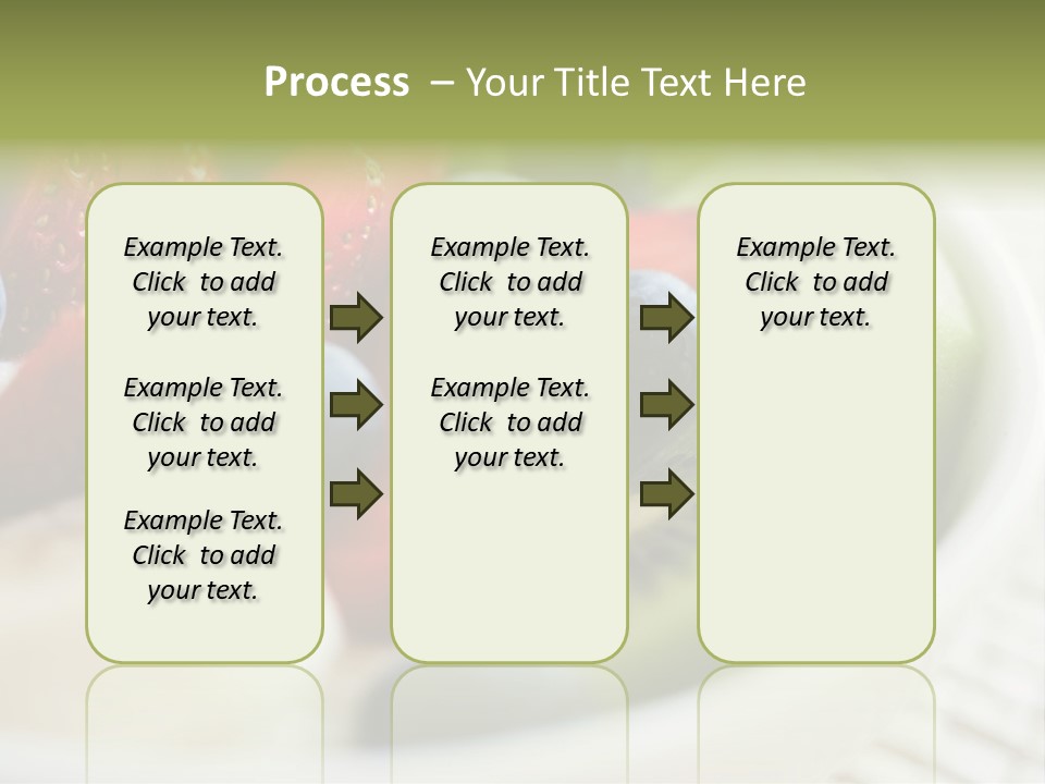 Colorful Slim Dessert PowerPoint Template