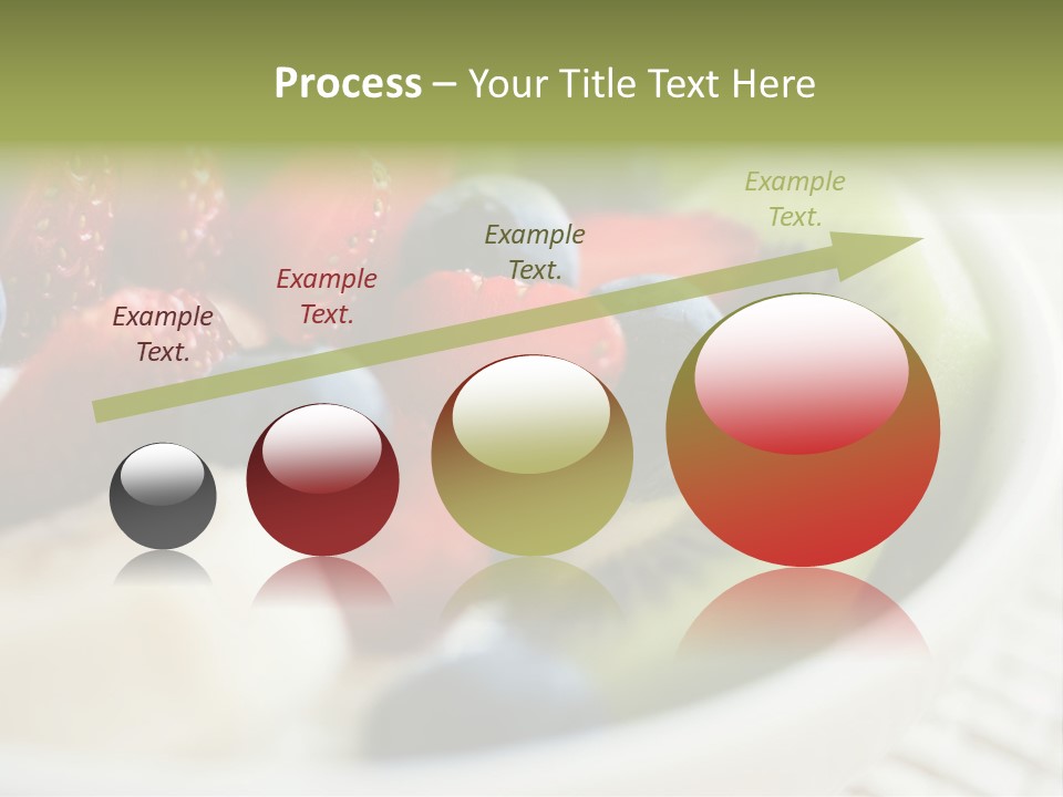 Colorful Slim Dessert PowerPoint Template