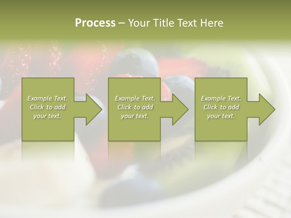 Colorful Slim Dessert PowerPoint Template