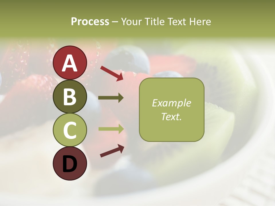 Colorful Slim Dessert PowerPoint Template