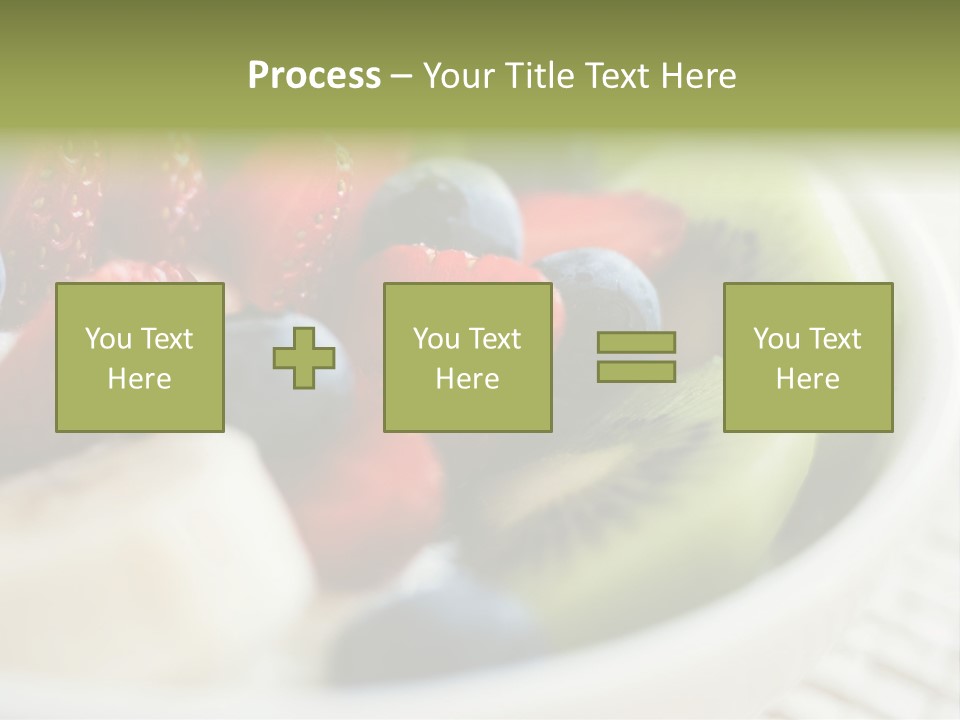 Colorful Slim Dessert PowerPoint Template