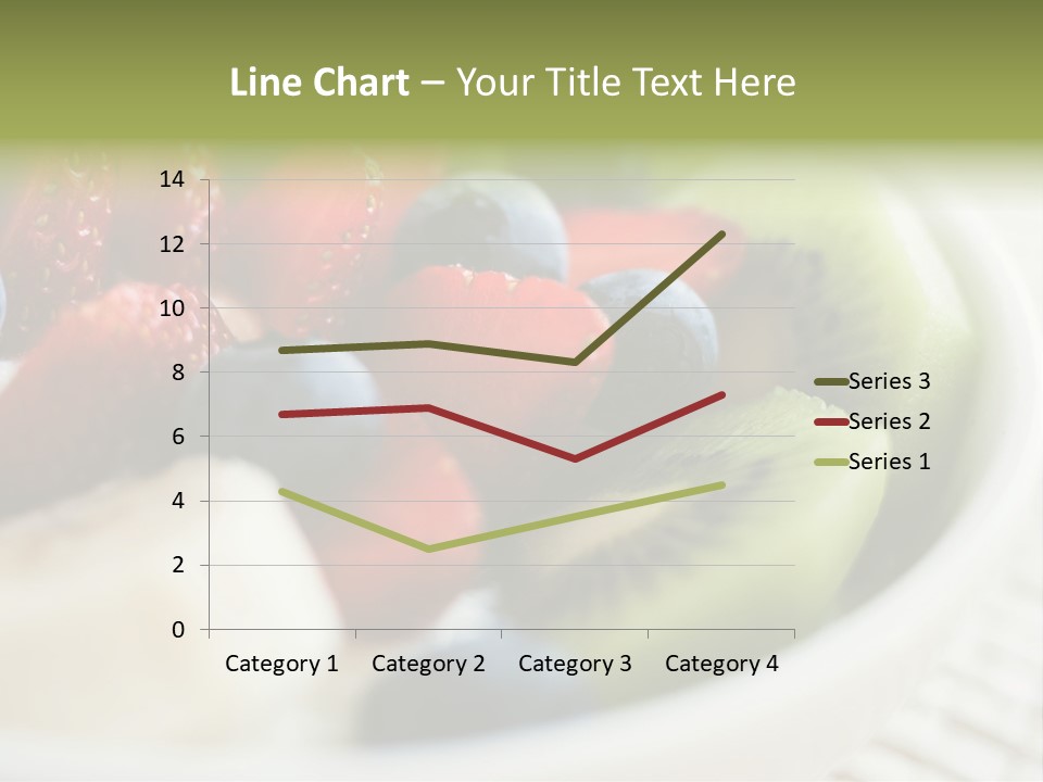 Colorful Slim Dessert PowerPoint Template