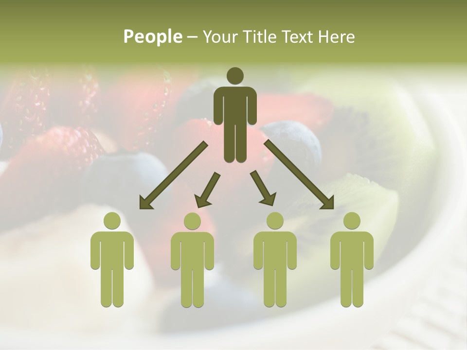 Colorful Slim Dessert PowerPoint Template