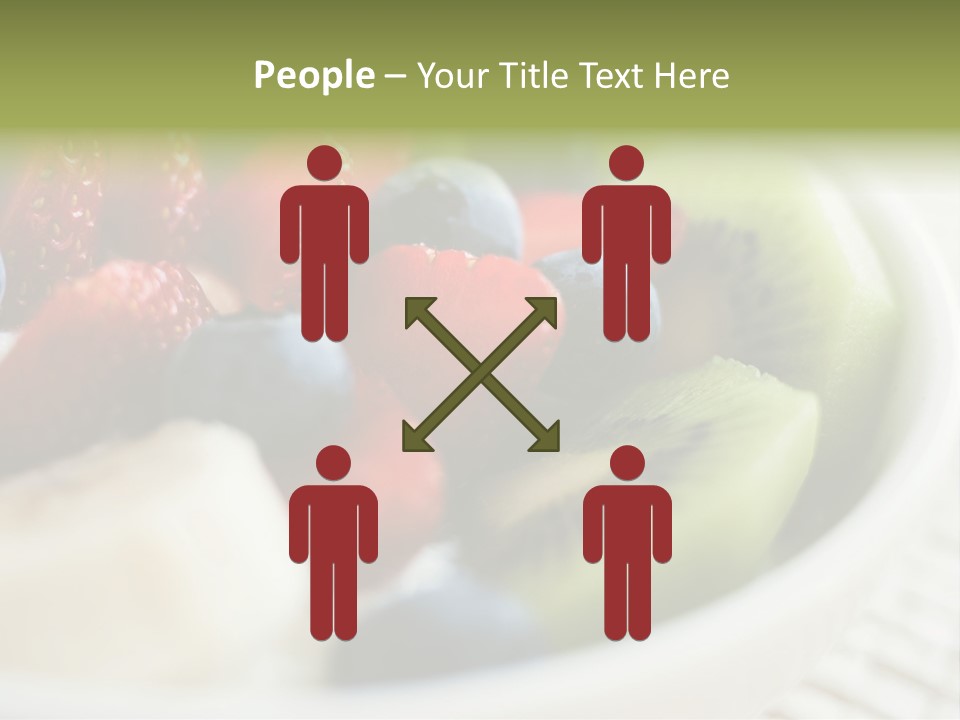 Colorful Slim Dessert PowerPoint Template