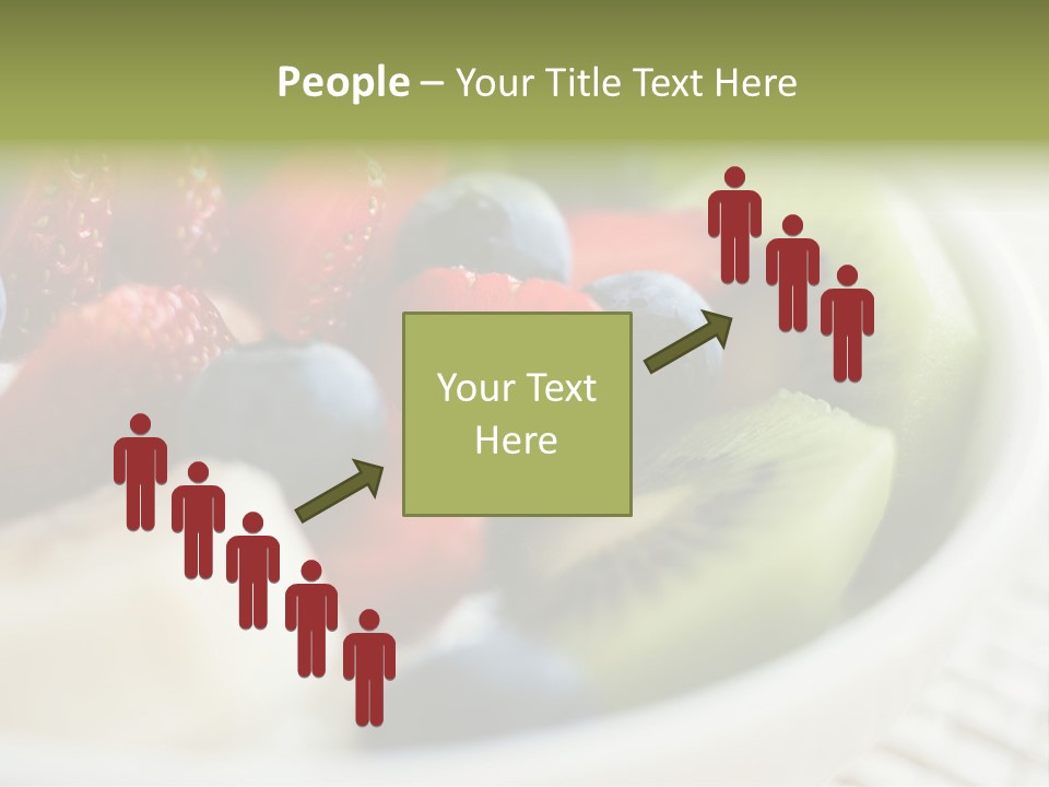 Colorful Slim Dessert PowerPoint Template