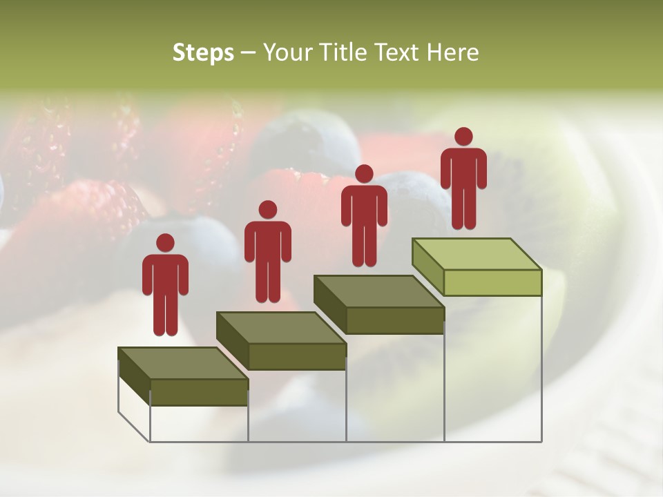 Colorful Slim Dessert PowerPoint Template