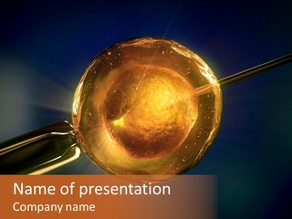 Ivf Technique Molecular PowerPoint Template