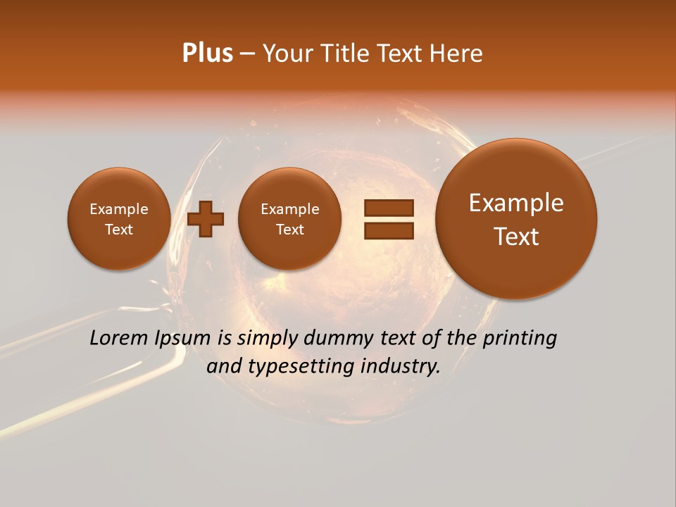Ivf Technique Molecular PowerPoint Template