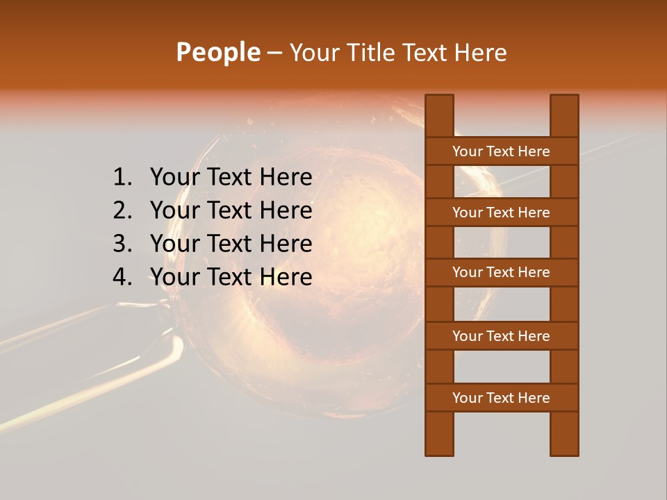 Ivf Technique Molecular PowerPoint Template