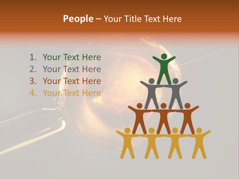 Ivf Technique Molecular PowerPoint Template