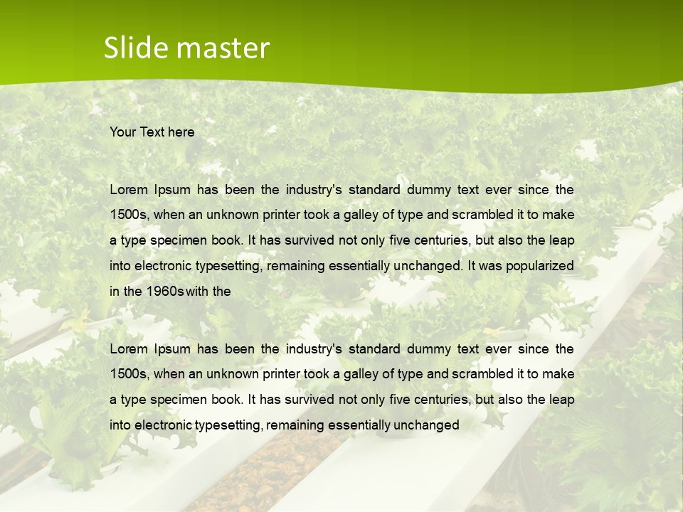 Food Farming Scene PowerPoint Template