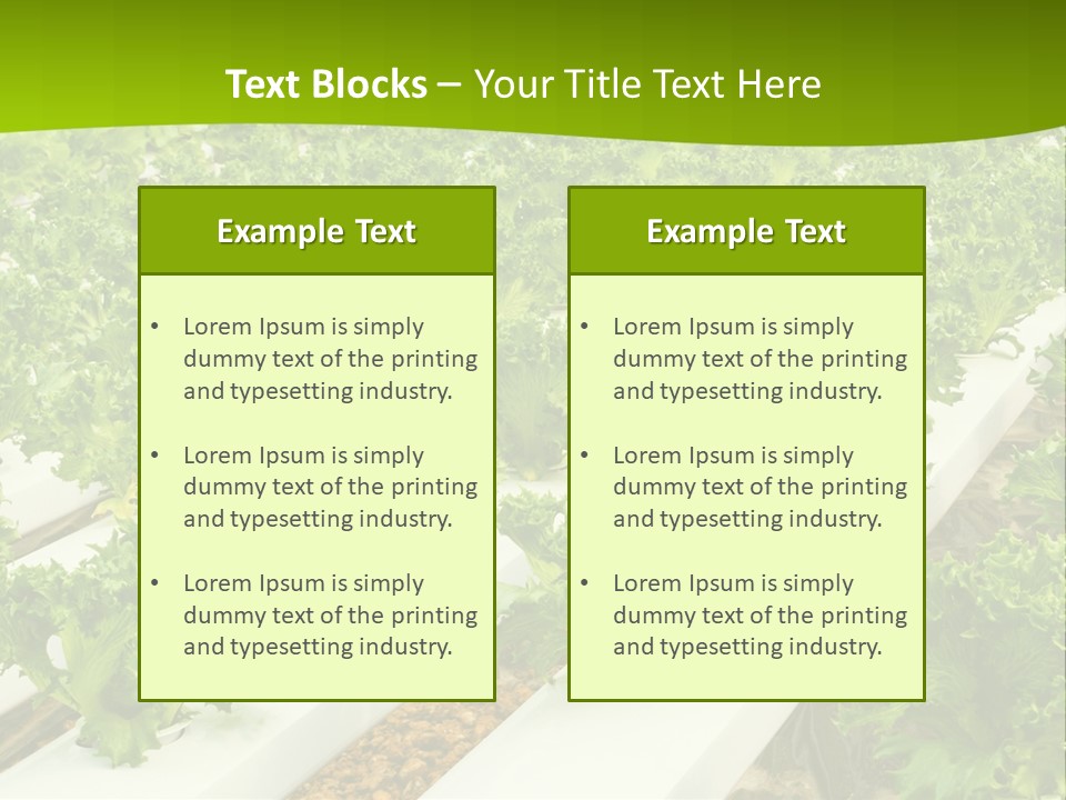 Food Farming Scene PowerPoint Template