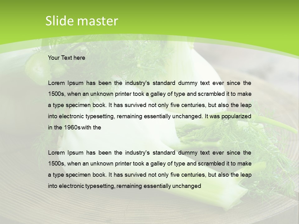 Closeup Condiment Freshness PowerPoint Template