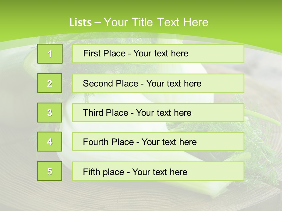 Closeup Condiment Freshness PowerPoint Template