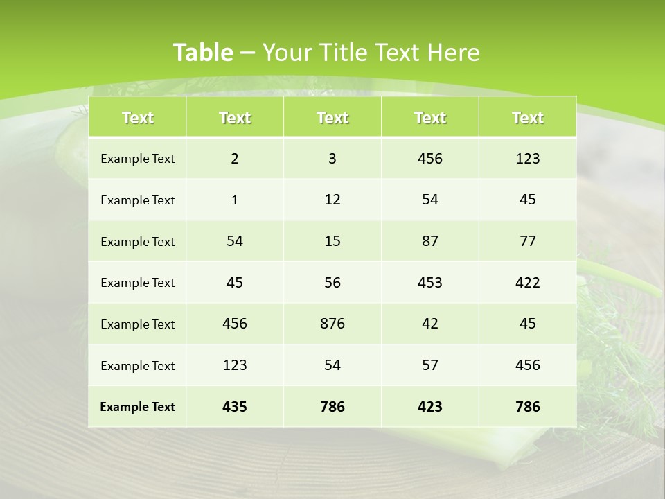 Closeup Condiment Freshness PowerPoint Template
