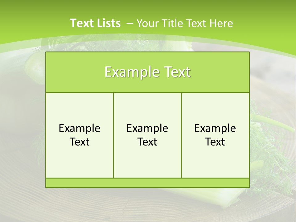 Closeup Condiment Freshness PowerPoint Template