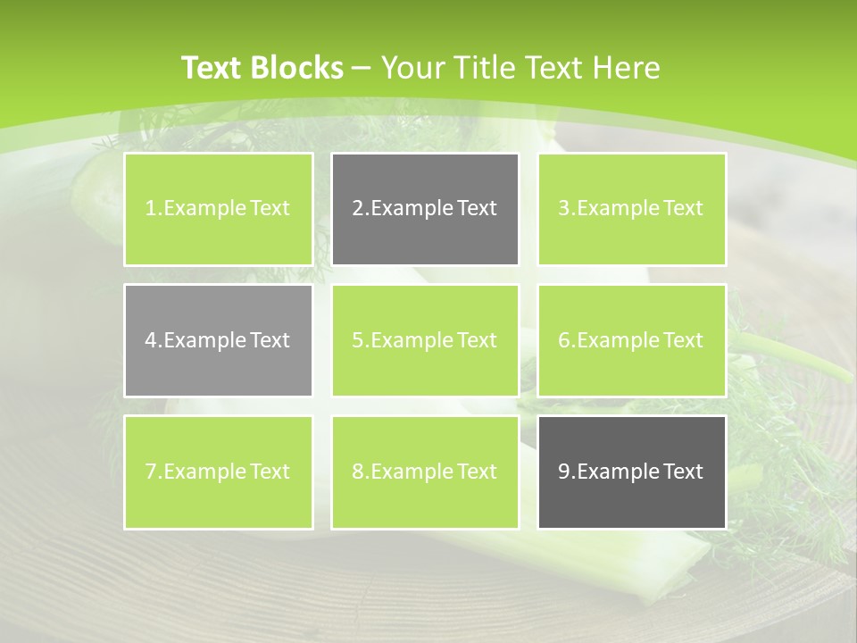 Closeup Condiment Freshness PowerPoint Template