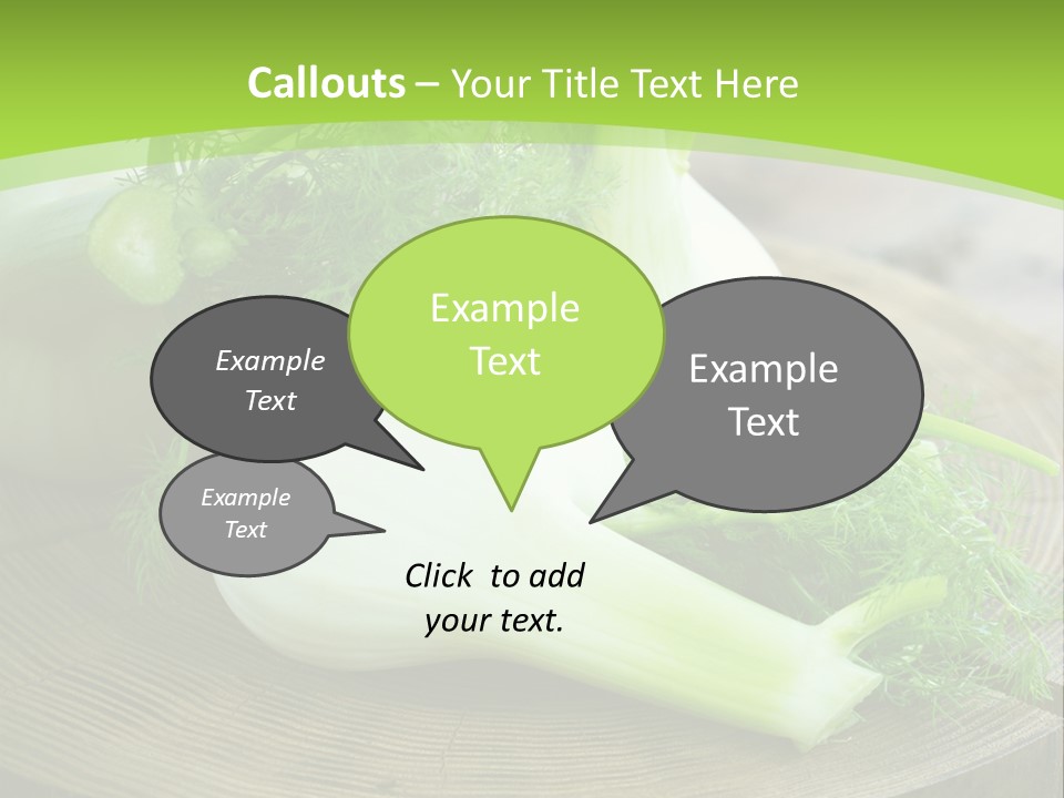 Closeup Condiment Freshness PowerPoint Template