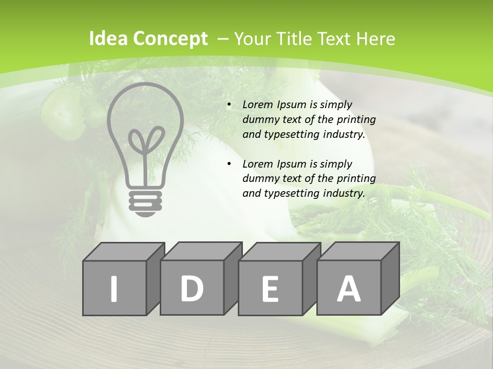 Closeup Condiment Freshness PowerPoint Template