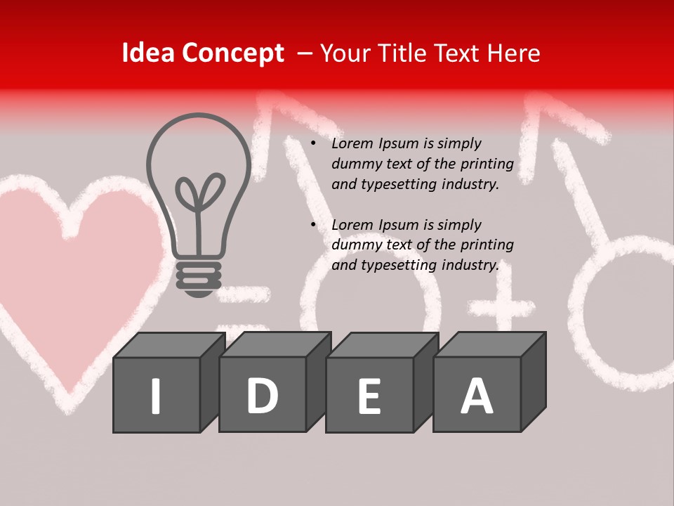 Pictogram Court Equality PowerPoint Template