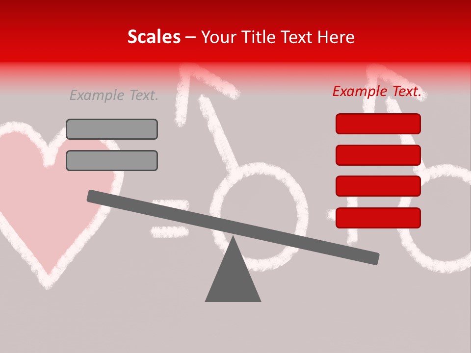 Pictogram Court Equality PowerPoint Template