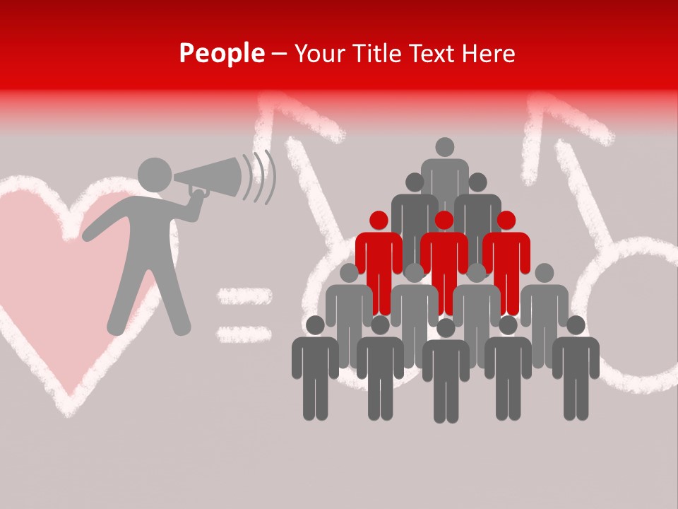 Pictogram Court Equality PowerPoint Template