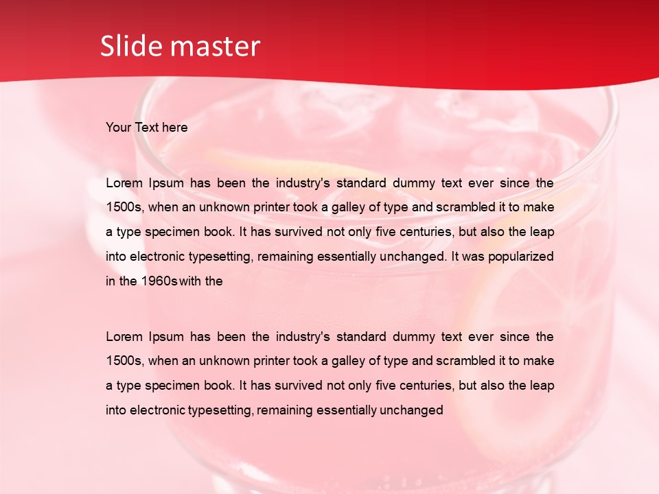 Liquid Glass Sour PowerPoint Template