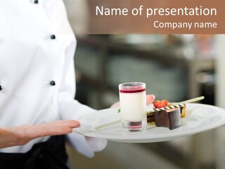 Adult Commercial Kitchen PowerPoint Template