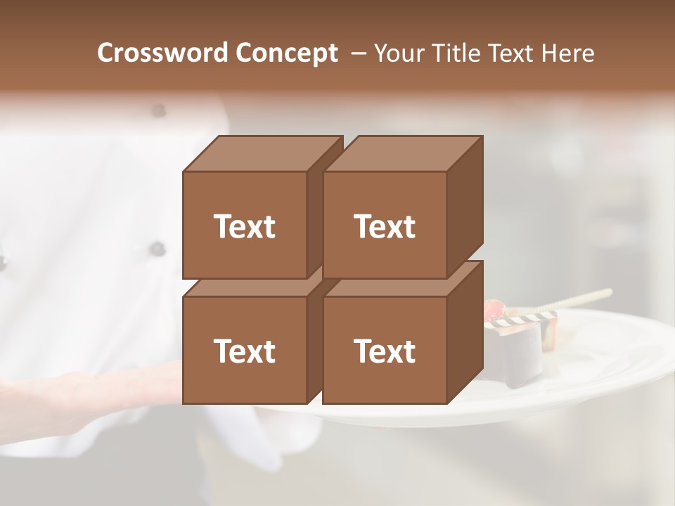 Adult Commercial Kitchen PowerPoint Template