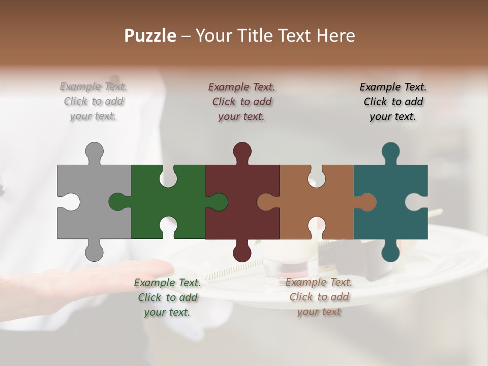 Adult Commercial Kitchen PowerPoint Template