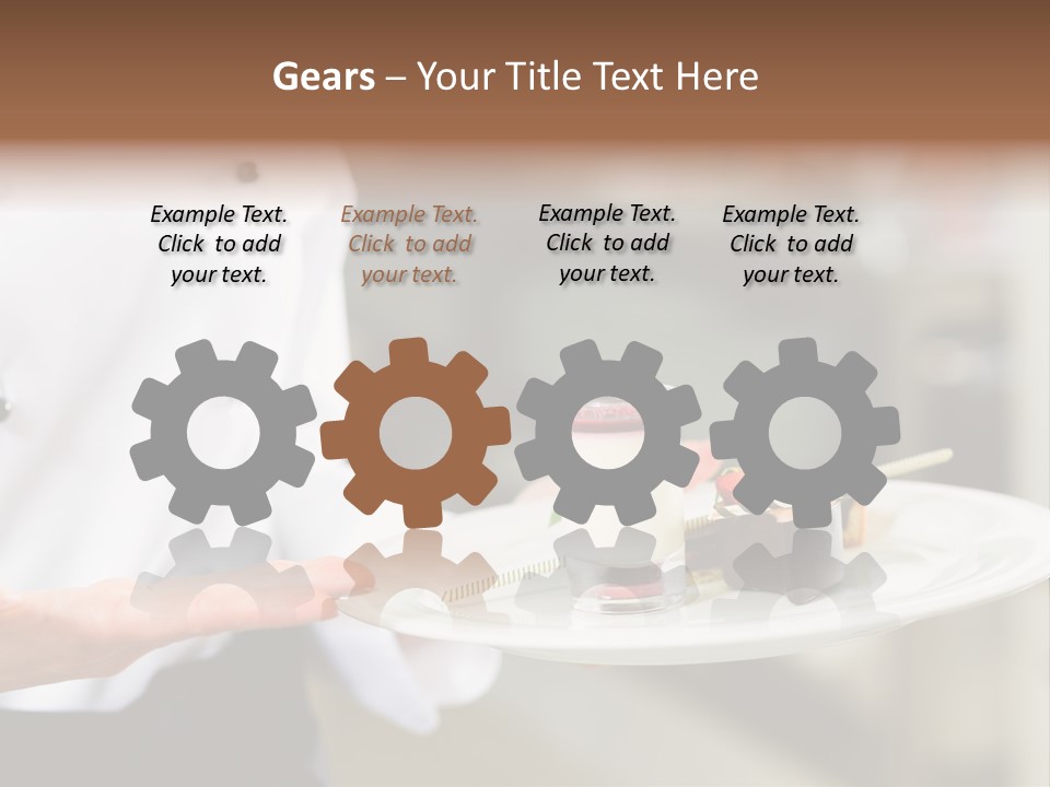 Adult Commercial Kitchen PowerPoint Template