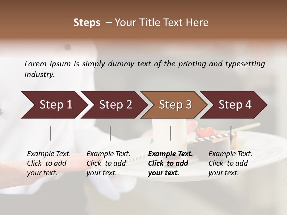 Adult Commercial Kitchen PowerPoint Template